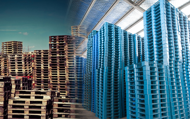 塑料托盤和木制托盤的比較 